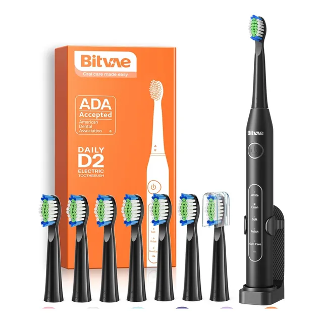 Cepillo Dientes Eléctrico Bitvae D2 Vibración 8 Repuestos