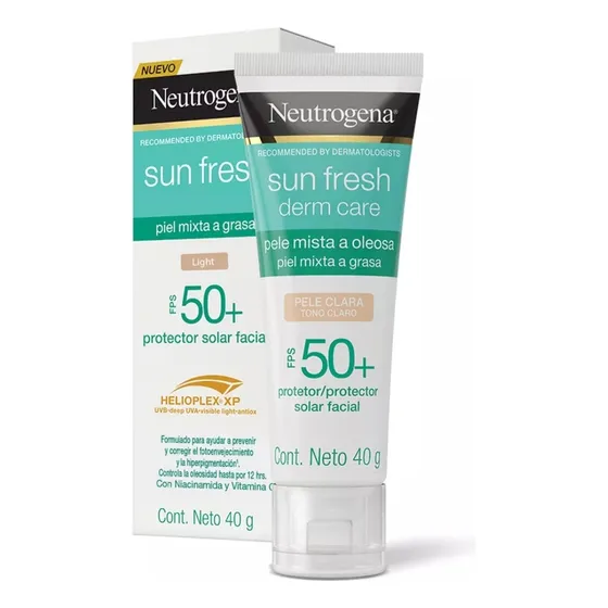 Bloqueador Solar Fps50  Neutrogena Facial Tono Claro