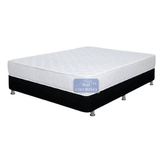 Colchón 160cm Queen Size Y Base Cama Medellin Económica