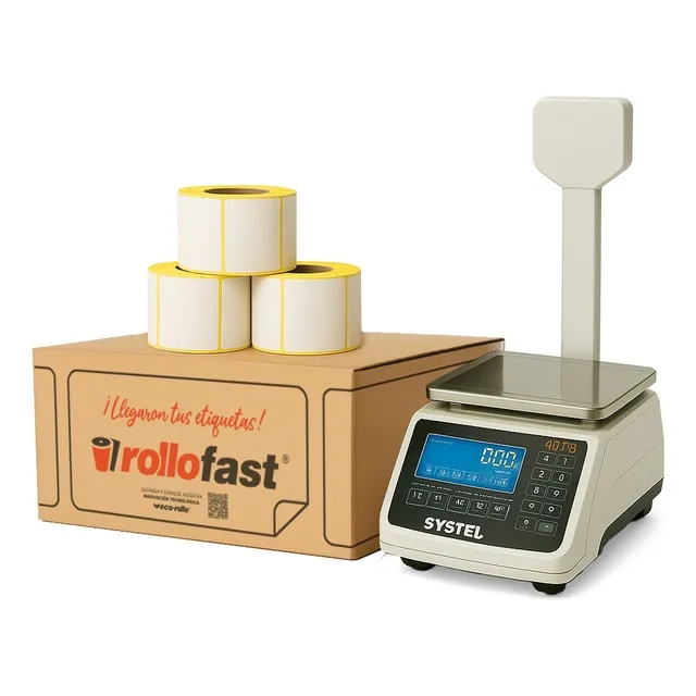 Etiquetas Térmicas Auto Adhesivas 55x44 Mm 500 U. Caja 24