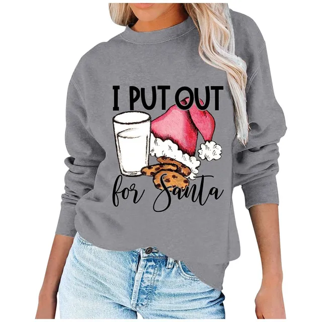 Sudadera Fea Navidad Para Dama Jersey Manga Larga Cuello