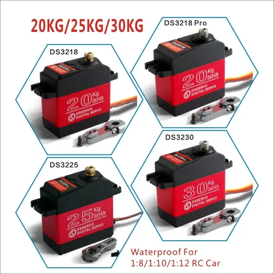 Servos Ds3218mg 20kg Ds3225 25kg Ds3230 30kg Resistente Agua