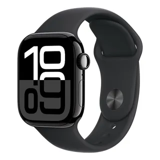 Apple Watch Series 10 Gps Caixa Preta Brilhante De AlumĂnio 42 Mm Pulseira Esportiva Preta M/g Apple Watch Series 10 Gps Caixa Preta Brilhante De AlumĂnio 42 Mm Pulseira Esportiva Preta M/g