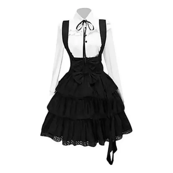 Ropa De Mujer Clásica De Lolita, Disfraz De Estilo Retro