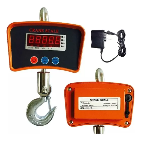 Balanza Peso Digital Gancho De 500kg Industrial 