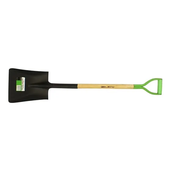 Pala Cuadrada Metalica Mango De Madera Loster Cabo Nuevo Tie