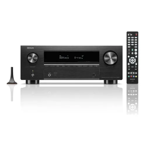 Receiver Denon AVR-X1800H 7.2 Canais Bluetooth Wifi HDMI 8K Dolby