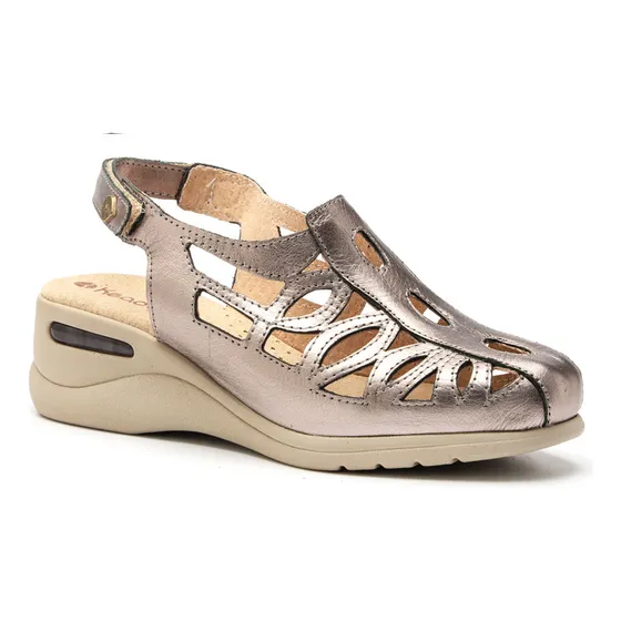 Sandalias Keady Cuero Genuino Ajustable Horma Ancha