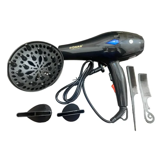 Secador De Cabello Sonar Sn-1268 5 Piezas En 1 220v