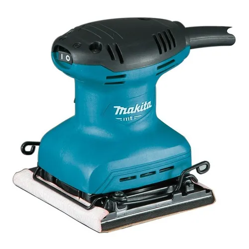 Lijadora orbital Makita Professional M9200b de 180 W, color verde, 220 V