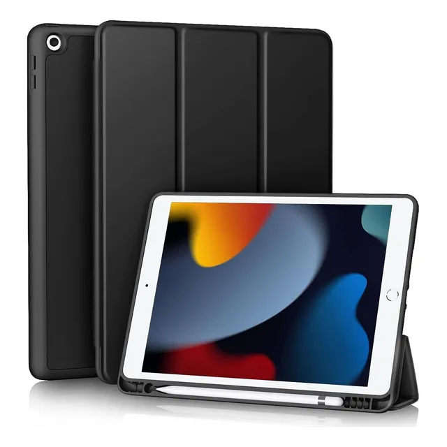 Funda Para iPad 9ª 8ª 7ª Gen iPad 10.2 Ranura Pencil Smart