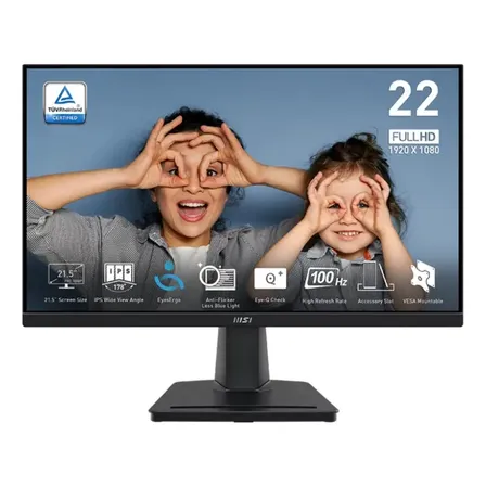 Monitor Msi Pro Mp225, 22 Full Hd, Ips, 100 Hz, Vga/hdmi
