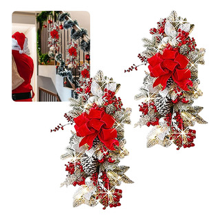 2 Guirnaldas Navideñas Con Escalera Colgante, Artículos Para 2 Guirnaldas Navideñas Con Escalera Colgante, Artículos Para