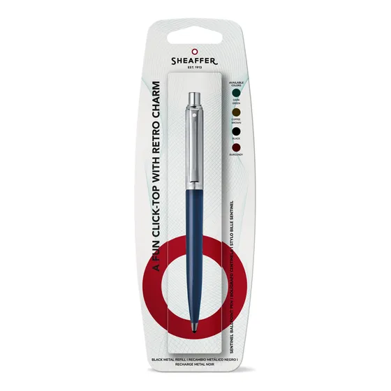 Bolígrafo Sheaffer Sentinel Azul / Cromo Ct Blister