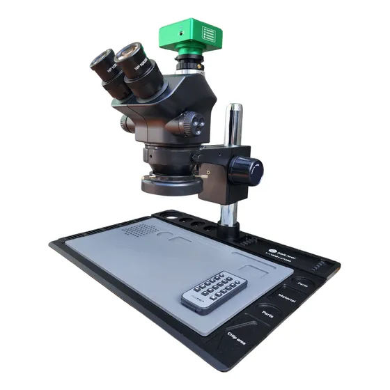 Microscópio Trinocular 7050 Base Em Aluminio + Acessórios