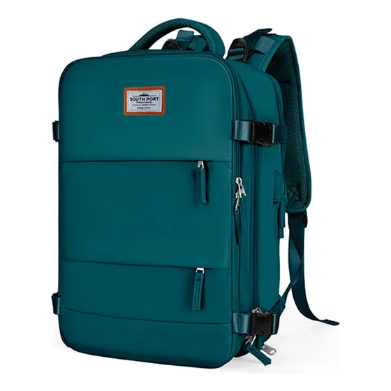 Mochila De Viaje South Port By Gadnic Múltiples Compartimentos Impermeable