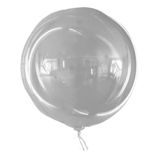 Globos Burbuja Cristal  45cm R18 X5unidades Marca Bobo