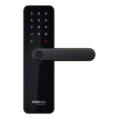 Fechadura Inteligente Intelbras Mfr 3000 V Preta D/e