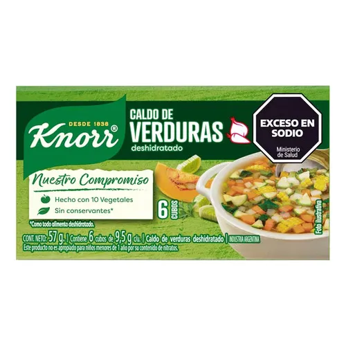 Caldos Knorr Verdura X 6u