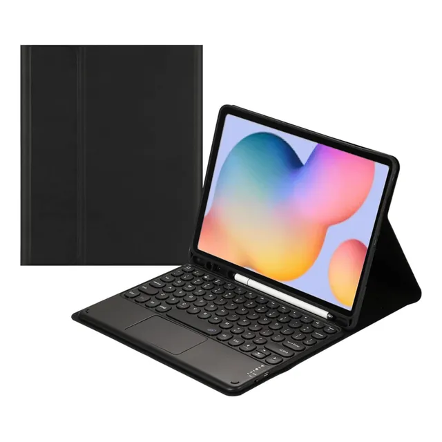 Funda Con Teclado Touch Para Samsung Tab A9 Plus Negro