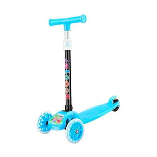 Scooter Pie 3 Llantas Luz Led Ajustable Plegable Con Freno Scooter Pie 3 Llantas Luz Led Ajustable Plegable Con Freno