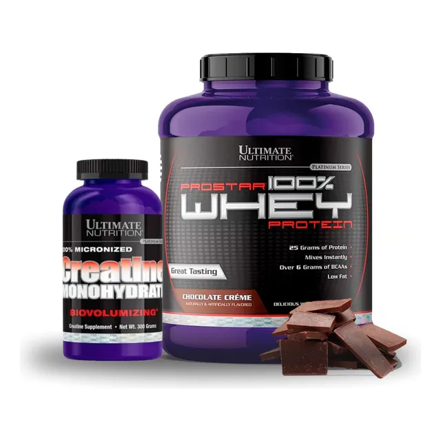 Proteína Prosta 5lb Chocolate+creatina 300gr U.n Chocolate Créme