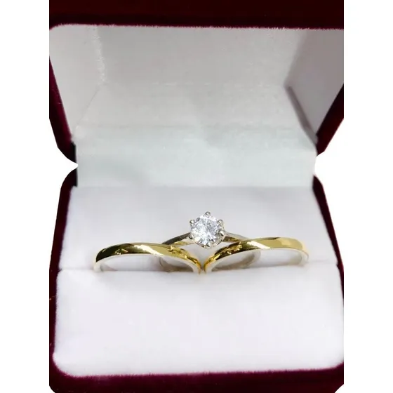 Alianzas Plata 925 Oro 18k 2mm Compromiso Cintillo Grabado