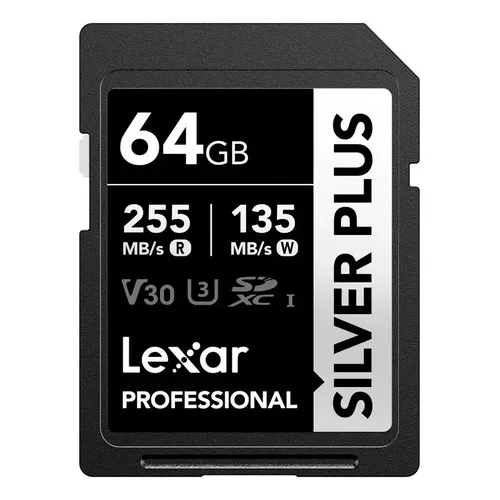 Cartão de Memória Lexar 64GB SDXC UHS-II Professional 4K
