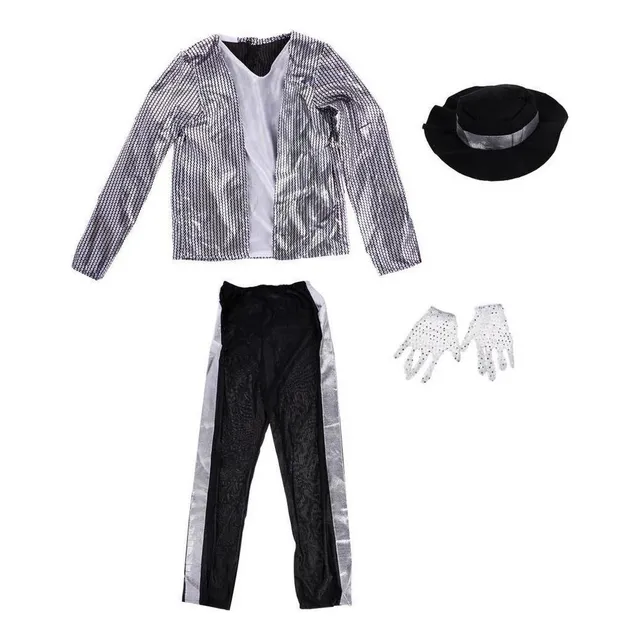 Meninos Niños Michael Jackson Trajes Desempenho