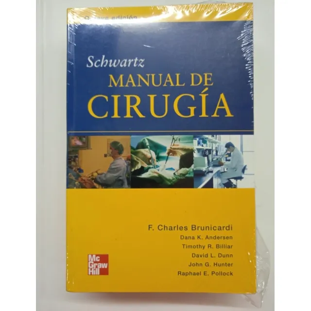 Manual De Cirugía Schartz 8va Edición (tapa Dura / Nuevo)