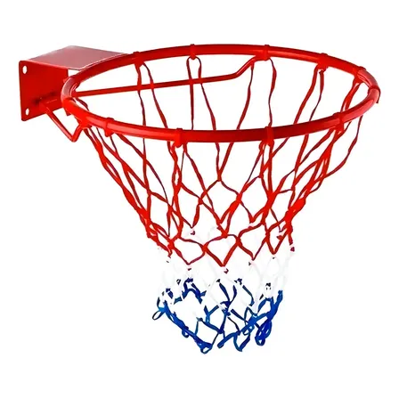 Aro De Basquet Reforzado Acero Con Red 45 Cm Magicstore