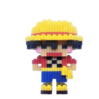 Set Para Armar Mini Block Luffi One Piece, Con 666pzs, 11cms Set Para Armar Mini Block Luffi One Piece, Con 666pzs, 11cms