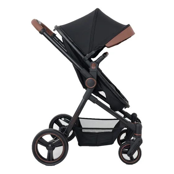 Carrinho De Bebê Ivy Black Berço-passeio E Moisés Galzerano