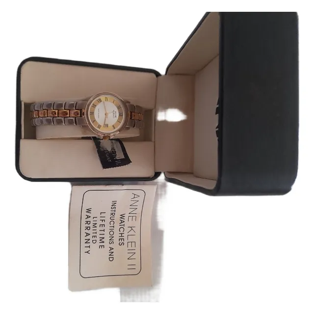 Damas/reloj De Pulsera Marca Anne Kleine Dorado Y Plateado