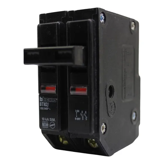 Pastilla Termica Doble 2 Polos 50 Amp Bticino  Btn2/50