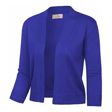 Galeria Karin Mujers Cropped Cardigan Sweater Open Pc61w