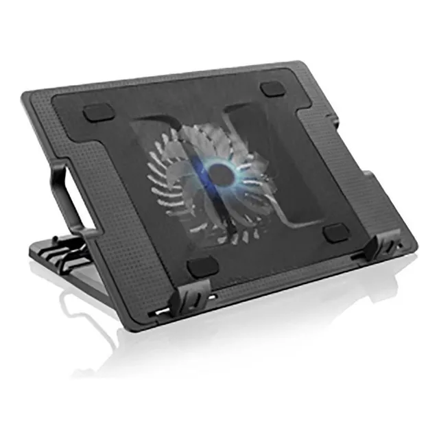 Soporte multiláser ajustable para portátil AC166, refrigerado, color negro