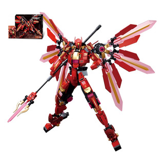Brinquedo Modelo Red Halberd Athena Mecha Building Blocks Di Brinquedo Modelo Red Halberd Athena Mecha Building Blocks Di