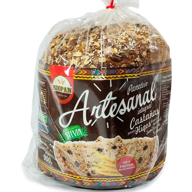 Paneton Integral Con Stevia Sin Preservantes, Sin Colorantes