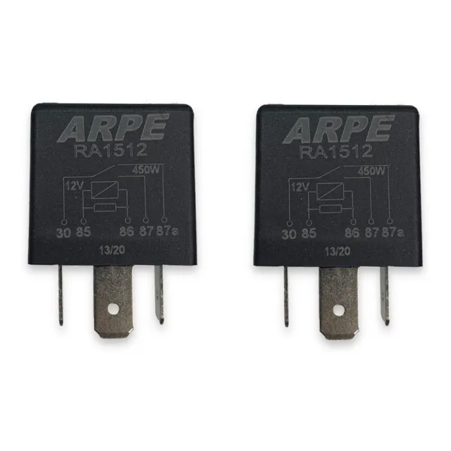 Kit 02 Rele Auxiliar 5 Pinos 12 Vts 30/40 Amperes New Holand