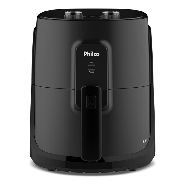 Air Fryer Philco 5,5l Cesto Quadrado 1500w Paf55a Cor Preto Air Fryer Philco 5,5l Cesto Quadrado 1500w Paf55a Cor Preto