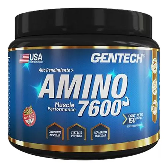 Crecimiento Muscular Recuperación Aminos Esenciales 7600