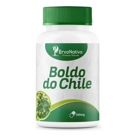 Boldo Do Chile 100 Capsulas Gases Colica Dores De Estomago
