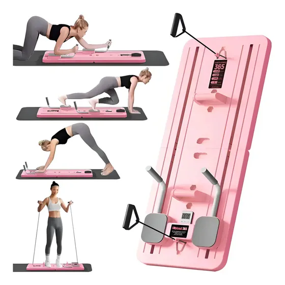 Tabla De Entrenamiento Fitness Multifuncional 6 En 1 Color Rosa