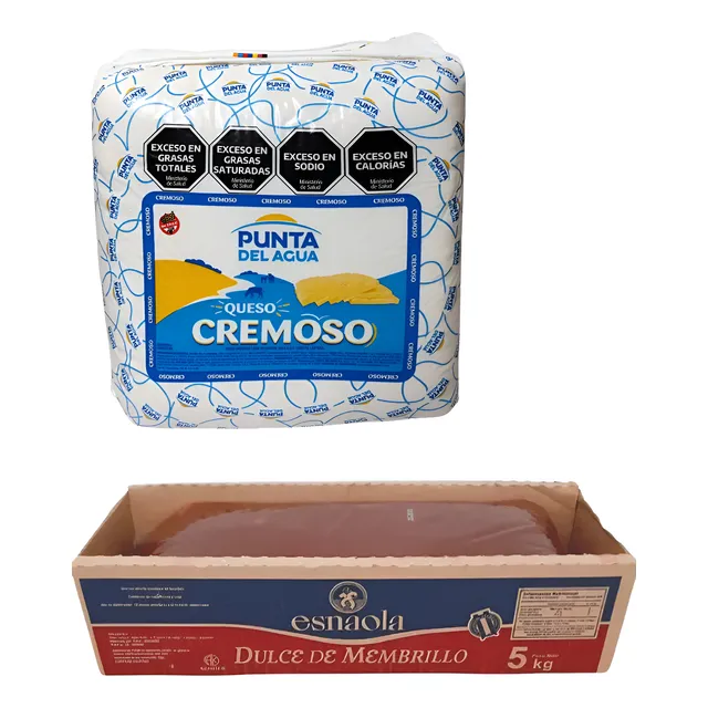 Queso Cremoso + Dulce De Membrillo Postre Vigilante Sin Tacc