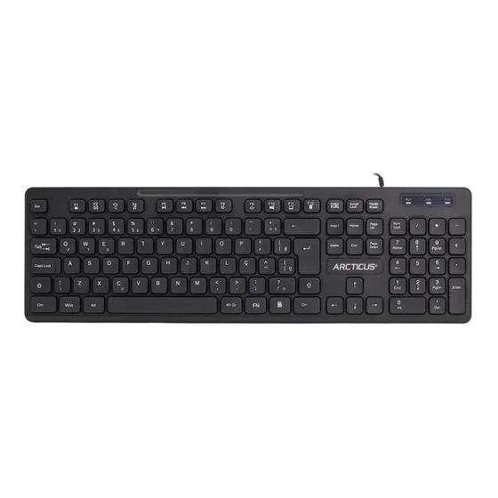 Teclado Usb Arcticus Tc275 Chocolate Silencioso