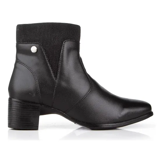 Botas Botineta Citadina Mujer Sinteticas Vegan Elastico Taco