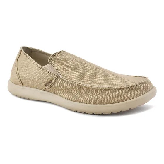 Crocs Original Santa Cruz Clean Cut Loafer Khaki Marrón Clar