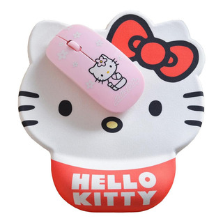 Linda Alfombrilla De Raton Hello Kitty Con Soporte Para L... Linda Alfombrilla De Raton Hello Kitty Con Soporte Para L...