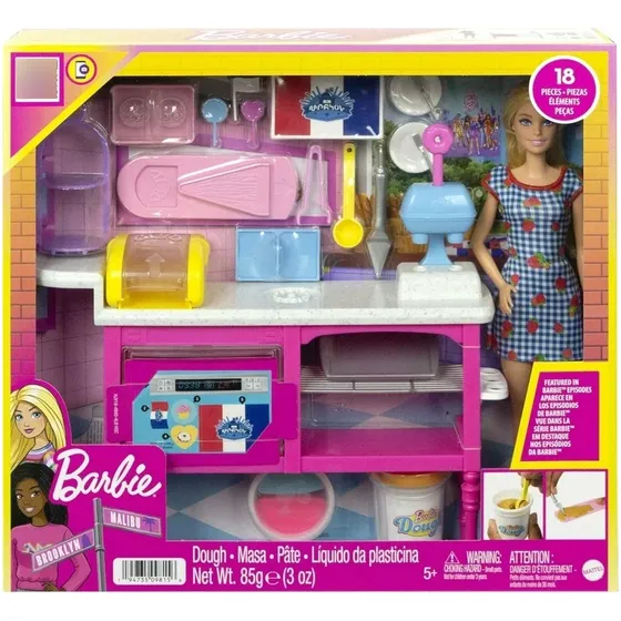 Juguete/ Muñeca Barbie Pasteleria Malibu Con Accesorios